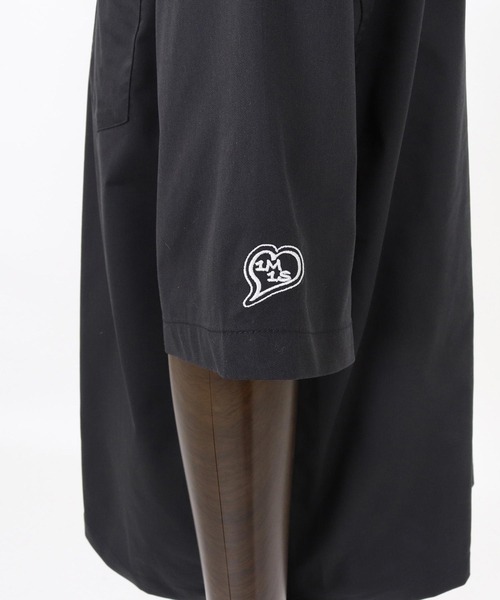 1minute 1second(ワンミニットワンセカンド)の「mhs2563-twill stretch open-collar shirt オープンカラーシャツ(1M26N120)(シャツ/ブラウス・メンズ・ブラック/グレイッシュベージュ/チャコール・XL/L/M/S)」の17枚目の写真