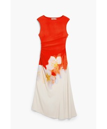 Desigual | 花柄のバイカラードレス(ワンピース)
