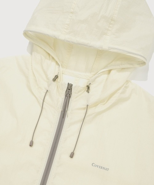 COVERNAT(カバーナット)の「PACKABLE LIGHTWEIGHT WINDBREAKER(ナイロンジャケット・メンズ・アイボリー/チャコールグレー/カモフラージュ・XX-LARGE/X-LARGE/LARGE/MEDIUM/SMALL)」の17枚目の写真