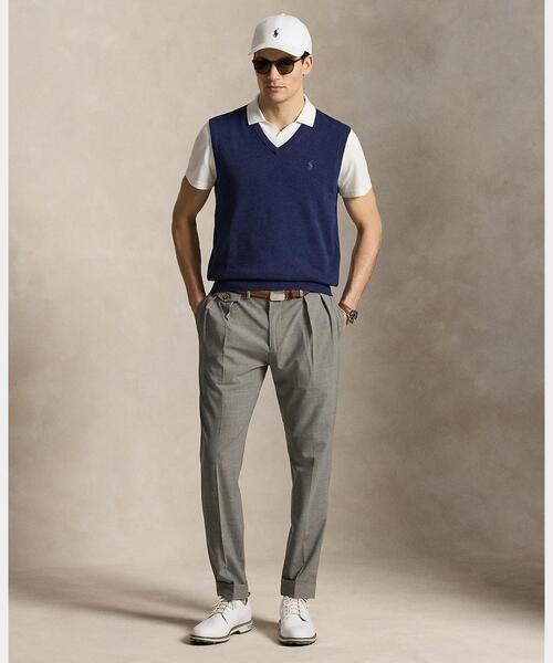 POLO GOLF(ポロ ゴルフ)の「パフォーマンス コットンブレンド セーター ベスト(ベスト・メンズ・ネイビー系1・L/M/S/XS)」の3枚目の写真