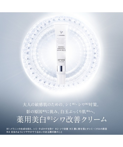 薬用 リンクルホワイトニングクリアクリーム 【医薬部外品】（美容液