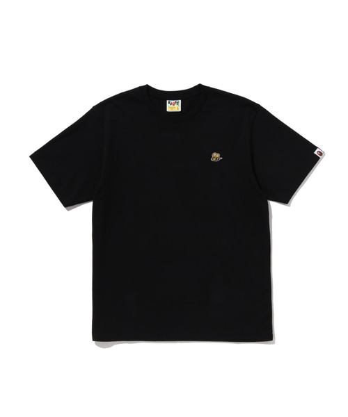 A BATHING APE(アベイシングエイプ)の「BAPE BEE ONE POINT TEE(Tシャツ/カットソー・メンズ・グレー/ブラック/ネイビー/イエロー・LARGE/SMALL/MEDIUM/X-LARGE/XX-LARGE/XXX-LARGE)」の2枚目の写真