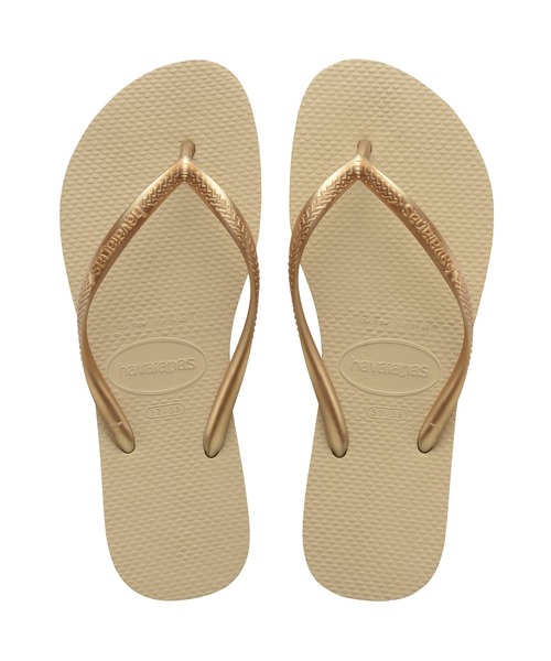 havaianas（ハワイアナス）の「SLIM（サンダル・レディース・ホワイト/ピンク/ゴールド系2/ネイビー/オレンジ/ブラック/ゴールド系3・22cm/23cm/24.5cm/25.5cm）」の6枚目の写真