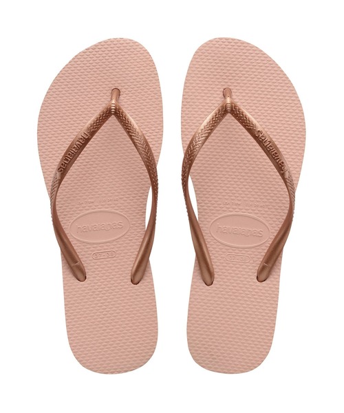 havaianas（ハワイアナス）の「SLIM（サンダル・レディース・ホワイト/ピンク/ゴールド系2/ネイビー/オレンジ/ブラック/ゴールド系3・22cm/23cm/24.5cm/25.5cm）」の4枚目の写真