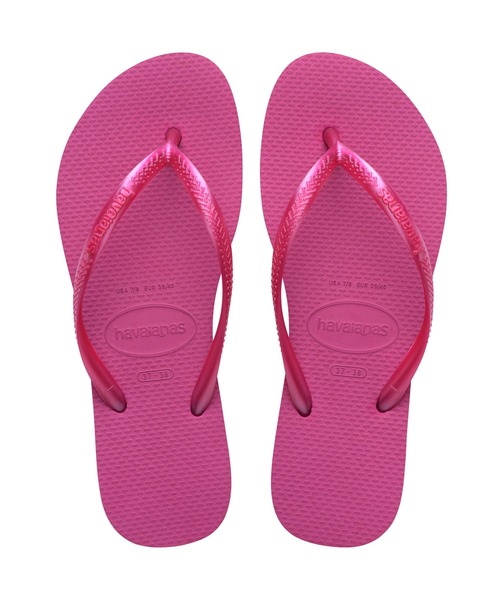 havaianas(ハワイアナス)の「SLIM(サンダル・レディース・ホワイト/ピンク/ゴールド系2/ネイビー/オレンジ/ブラック/ゴールド系3/チェリーピンク・22cm/23cm/24.5cm/25.5cm)」の5枚目の写真