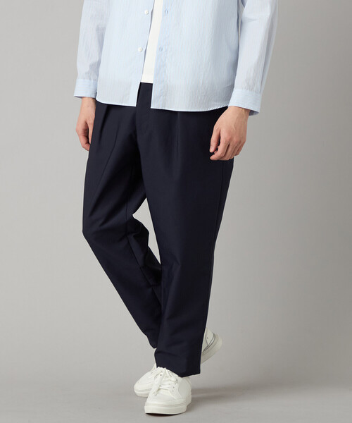 COMME CA MEN(コムサメン)の「タックテーパード チノパンツ(チノパンツ・メンズ・ベージュ/ネイビー/カーキ・L/M/S)」の5枚目の写真