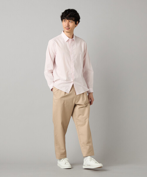 COMME CA MEN(コムサメン)の「タックテーパード チノパンツ(チノパンツ・メンズ・ベージュ/ネイビー/カーキ・L/M/S)」の7枚目の写真