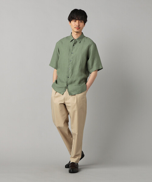 COMME CA MEN(コムサメン)の「タックテーパード チノパンツ(チノパンツ・メンズ・ベージュ/ネイビー/カーキ・L/M/S)」の11枚目の写真