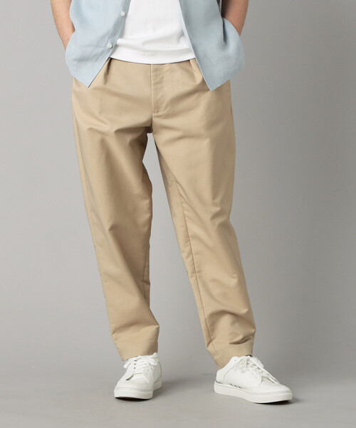 COMME CA MEN(コムサメン)の「タックテーパード チノパンツ(チノパンツ・メンズ・ベージュ/ネイビー/カーキ・L/M/S)」の12枚目の写真