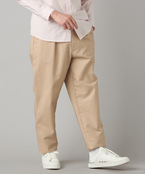COMME CA MEN(コムサメン)の「タックテーパード チノパンツ(チノパンツ・メンズ・ベージュ/ネイビー/カーキ・L/M/S)」の13枚目の写真