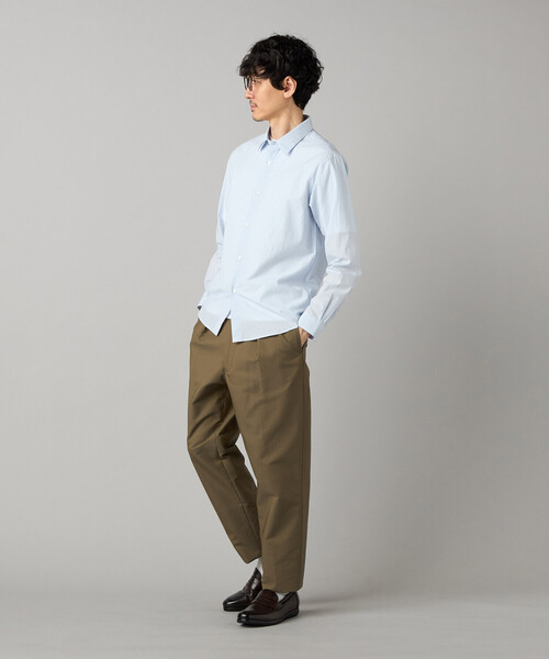 COMME CA MEN(コムサメン)の「タックテーパード チノパンツ(チノパンツ・メンズ・ベージュ/ネイビー/カーキ・L/M/S)」の15枚目の写真