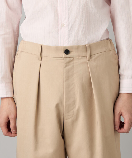 COMME CA MEN(コムサメン)の「タックテーパード チノパンツ(チノパンツ・メンズ・ベージュ/ネイビー/カーキ・L/M/S)」の21枚目の写真