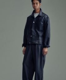 ADAM PATEK（アダムパテック）の「【ADAMPATEK/アダムパテック】blasted light moleskin short length collared jacket/ライトモールスキンショートジャケット（ブルゾン）」