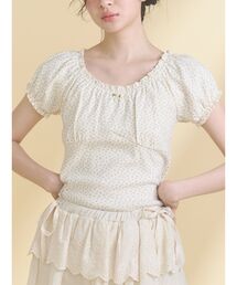 merry jenny | petit flower pure neck tee(Tシャツ/カットソー)