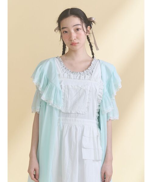 merry jenny（メリージェニー）の「petit flower pure neck tee（Tシャツ/カットソー・レディース・アイボリー/オフホワイト・FREE）」の16枚目の写真