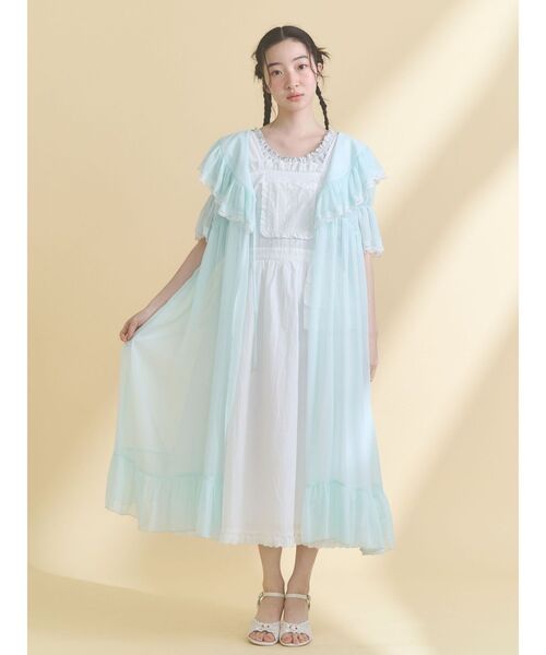 merry jenny（メリージェニー）の「petit flower pure neck tee（Tシャツ/カットソー・レディース・アイボリー/オフホワイト・FREE）」の18枚目の写真