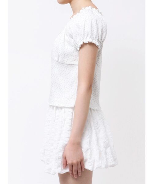 merry jenny（メリージェニー）の「petit flower pure neck tee（Tシャツ/カットソー・レディース・アイボリー/オフホワイト・FREE）」の20枚目の写真