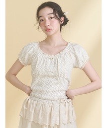 merry jenny | petit flower pure neck tee(Tシャツ/カットソー)