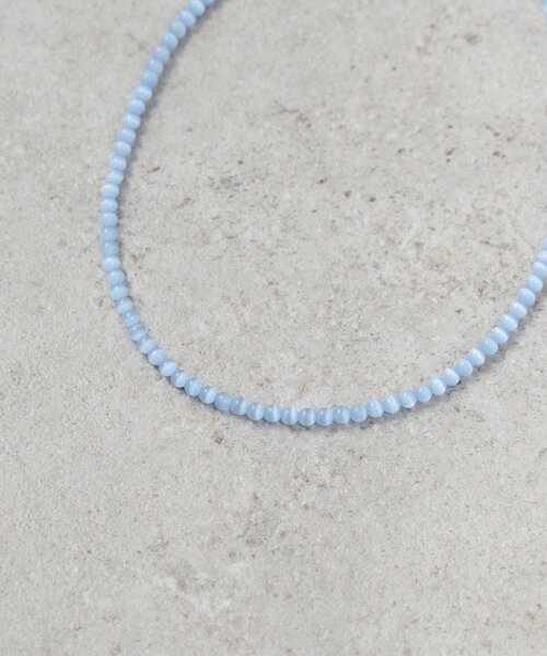 mystic（ミスティック）の「クリアカラービーズネックレス（ネックレス・レディース・ピンク/ブルー・ONE SIZE）」の6枚目の写真