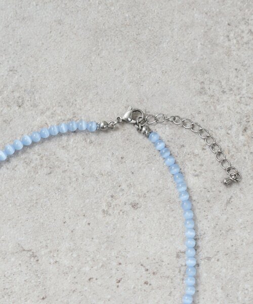 mystic（ミスティック）の「クリアカラービーズネックレス（ネックレス・レディース・ピンク/ブルー・ONE SIZE）」の7枚目の写真