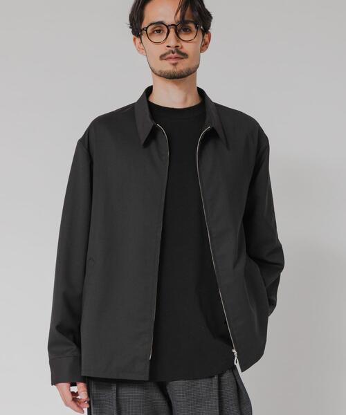 URBAN RESEARCH（アーバンリサーチ）の「WASHABLE WOOL SPORTS JACKET（ブルゾン・メンズ・ブラック/チャコールグレー/ネイビー・MEDIUM/LARGE）」の2枚目の写真