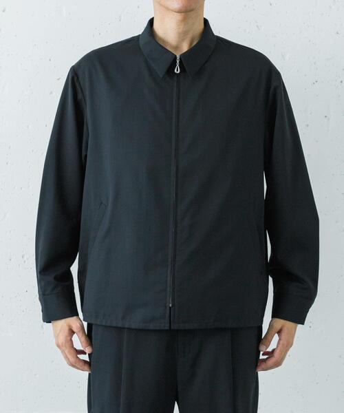 URBAN RESEARCH（アーバンリサーチ）の「WASHABLE WOOL SPORTS JACKET（ブルゾン・メンズ・ブラック/チャコールグレー/ネイビー・MEDIUM/LARGE）」の7枚目の写真