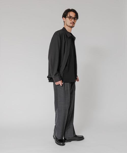URBAN RESEARCH（アーバンリサーチ）の「WASHABLE WOOL SPORTS JACKET（ブルゾン・メンズ・ブラック/チャコールグレー/ネイビー・MEDIUM/LARGE）」の20枚目の写真