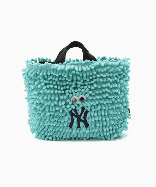 INFIELDER DESIGN(インフィールダーデザイン)の「INFIELDER DESIGN / 別注 TAMANIWA MLB モップ 酔い酔いバッグ(クラッチバッグ・メンズ・ブルー系その他/アイボリー・FREE)」の2枚目の写真