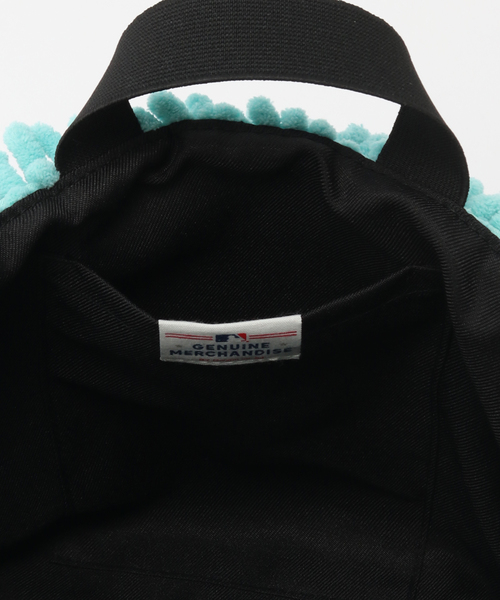 INFIELDER DESIGN(インフィールダーデザイン)の「INFIELDER DESIGN / 別注 TAMANIWA MLB モップ 酔い酔いバッグ(クラッチバッグ・メンズ・ブルー系その他/アイボリー・FREE)」の10枚目の写真
