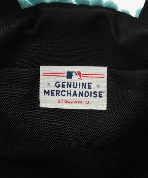 INFIELDER DESIGN(インフィールダーデザイン)の「INFIELDER DESIGN / 別注 TAMANIWA MLB モップ 酔い酔いバッグ(クラッチバッグ・メンズ・ブルー系その他/アイボリー・FREE)」の8枚目の写真