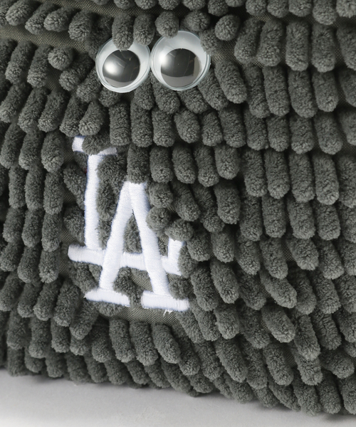 INFIELDER DESIGN(インフィールダーデザイン)の「INFIELDER DESIGN / 別注 TAMANIWA MLB モップ 酔い酔いバッグ(クラッチバッグ・メンズ・ブルー系その他/アイボリー・FREE)」の5枚目の写真