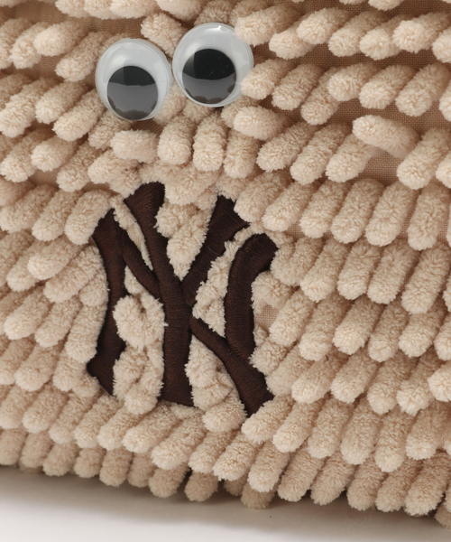 INFIELDER DESIGN(インフィールダーデザイン)の「INFIELDER DESIGN / 別注 TAMANIWA MLB モップ 酔い酔いバッグ(クラッチバッグ・メンズ・ブルー系その他/アイボリー・FREE)」の4枚目の写真