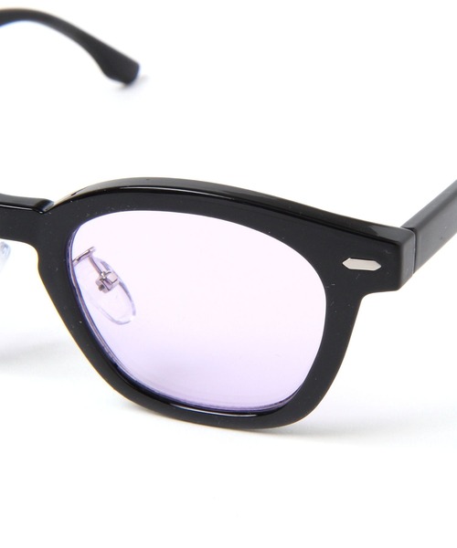 BAYFLOW（ベイフロー）の「ウェリントンサングラス26（ユニセックス）（サングラス・メンズ・クリアブルー/オレンジ/パープル・FREE）」の12枚目の写真