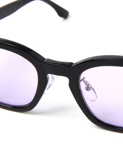 BAYFLOW（ベイフロー）の「ウェリントンサングラス26（ユニセックス）（サングラス・メンズ・クリアブルー/オレンジ/パープル・FREE）」の6枚目の写真