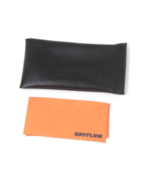 BAYFLOW（ベイフロー）の「ウェリントンサングラス26（ユニセックス）（サングラス・メンズ・クリアブルー/オレンジ/パープル・FREE）」の8枚目の写真