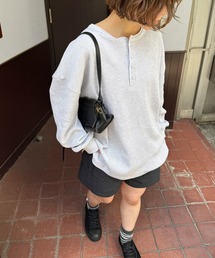 CANAL JEAN（キャナルジーン）の「HARING　サーマルヘンリーオーバーロンT（Tシャツ/カットソー・レディース）」