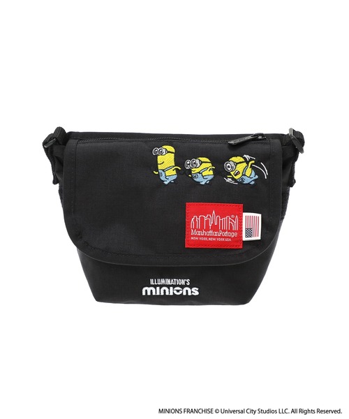 Manhattan Portage（マンハッタンポーテージ）の「Nylon Messenger Bag(XXXS) FZP 500D CORDURA / MINIONS（メッセンジャーバッグ・レディース・ブラック・X-SMALL）」の2枚目の写真