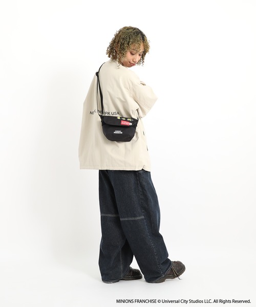 Manhattan Portage（マンハッタンポーテージ）の「Nylon Messenger Bag(XXXS) FZP 500D CORDURA / MINIONS（メッセンジャーバッグ・レディース・ブラック・X-SMALL）」の10枚目の写真