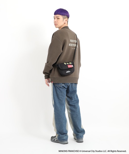 Manhattan Portage（マンハッタンポーテージ）の「Nylon Messenger Bag(XXXS) FZP 500D CORDURA / MINIONS（メッセンジャーバッグ・レディース・ブラック・X-SMALL）」の12枚目の写真
