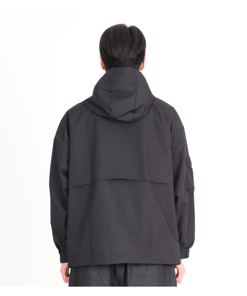 BUTTON SEOUL（ボタンソウル）の「[TEFLON] コンパスウィンドブレーカー フードジャケット 4色（ブラック）（MA-1・メンズ・その他・M/L/XL）」の5枚目の写真
