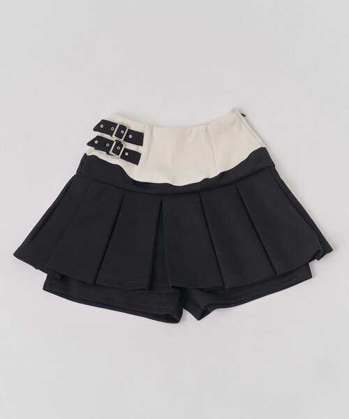 OLIVE des OLIVE（オリーブデオリーブ）の「【Belle Charme】Side Belt Pleats Rib Skirt（スカート・レディース・ピンクベージュ/ブラック/トップグレー・FREE）」の19枚目の写真