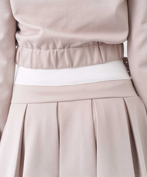 OLIVE des OLIVE（オリーブデオリーブ）の「【Belle Charme】Side Belt Pleats Rib Skirt（スカート・レディース・ピンクベージュ/ブラック/トップグレー・FREE）」の11枚目の写真