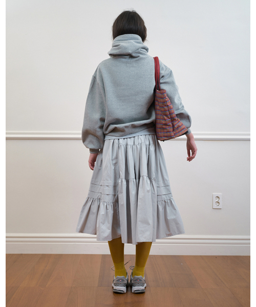 NOCONTENT（ノーコンテント）の「286. アンバランススカート _ ライトグレー（スカート・レディース・その他・SMALL/MEDIUM）」の2枚目の写真