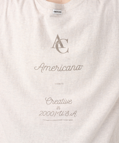 追加【AMERICANA/アメリカーナ】AMRCNA TEE（Tシャツ/カットソー