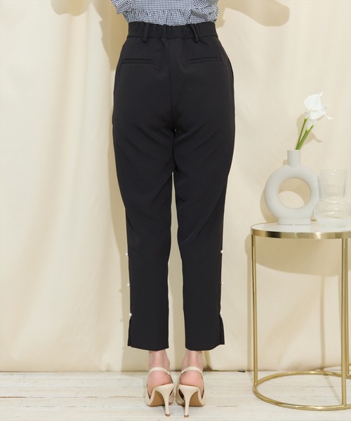WILLSELECTION（ウィルセレクション）の「パールデザインテーパードパンツ（その他パンツ・レディース・オフホワイト/ピンク/ミント/ブラック・S/M）」の14枚目の写真