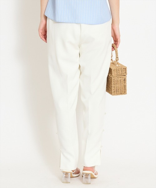 WILLSELECTION（ウィルセレクション）の「パールデザインテーパードパンツ（その他パンツ・レディース・オフホワイト/ピンク/ミント/ブラック・S/M）」の22枚目の写真