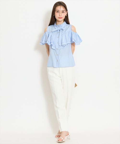 WILLSELECTION（ウィルセレクション）の「パールデザインテーパードパンツ（その他パンツ・レディース・オフホワイト/ピンク/ミント/ブラック・S/M）」の19枚目の写真