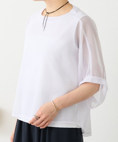 BEARDSLEY（ビアズリー）の「カラミプルオーバー（Tシャツ/カットソー・レディース・ブラック/グレー/キャメル/ホワイト・FREE）」の7枚目の写真