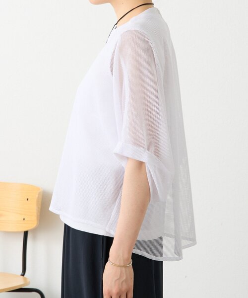 BEARDSLEY（ビアズリー）の「カラミプルオーバー（Tシャツ/カットソー・レディース・ブラック/グレー/キャメル/ホワイト・FREE）」の8枚目の写真