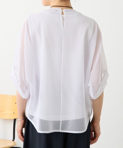 BEARDSLEY（ビアズリー）の「カラミプルオーバー（Tシャツ/カットソー・レディース・ブラック/グレー/キャメル/ホワイト・FREE）」の9枚目の写真